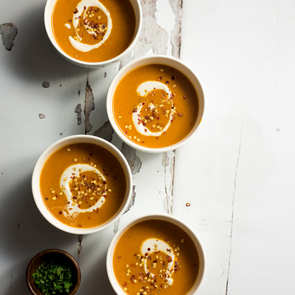 Creamy Cashew and Curried Tomato Soup - Cooking and Beer